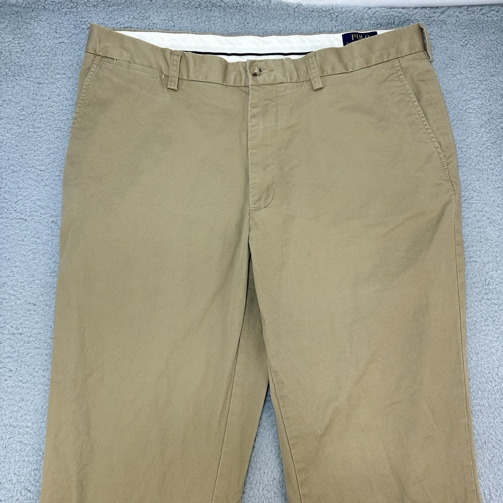 Polo Ralph Lauren Pants Men's 36x30 Brown Stretch Classic Fit Preppy Casual Work
